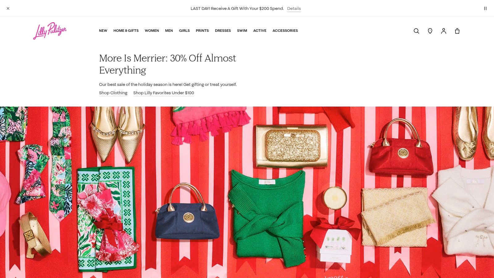 A woman in a vibrant pink and orange floral tropical dress, embodying the bright, celebratory style of Lilly Pulitzer.