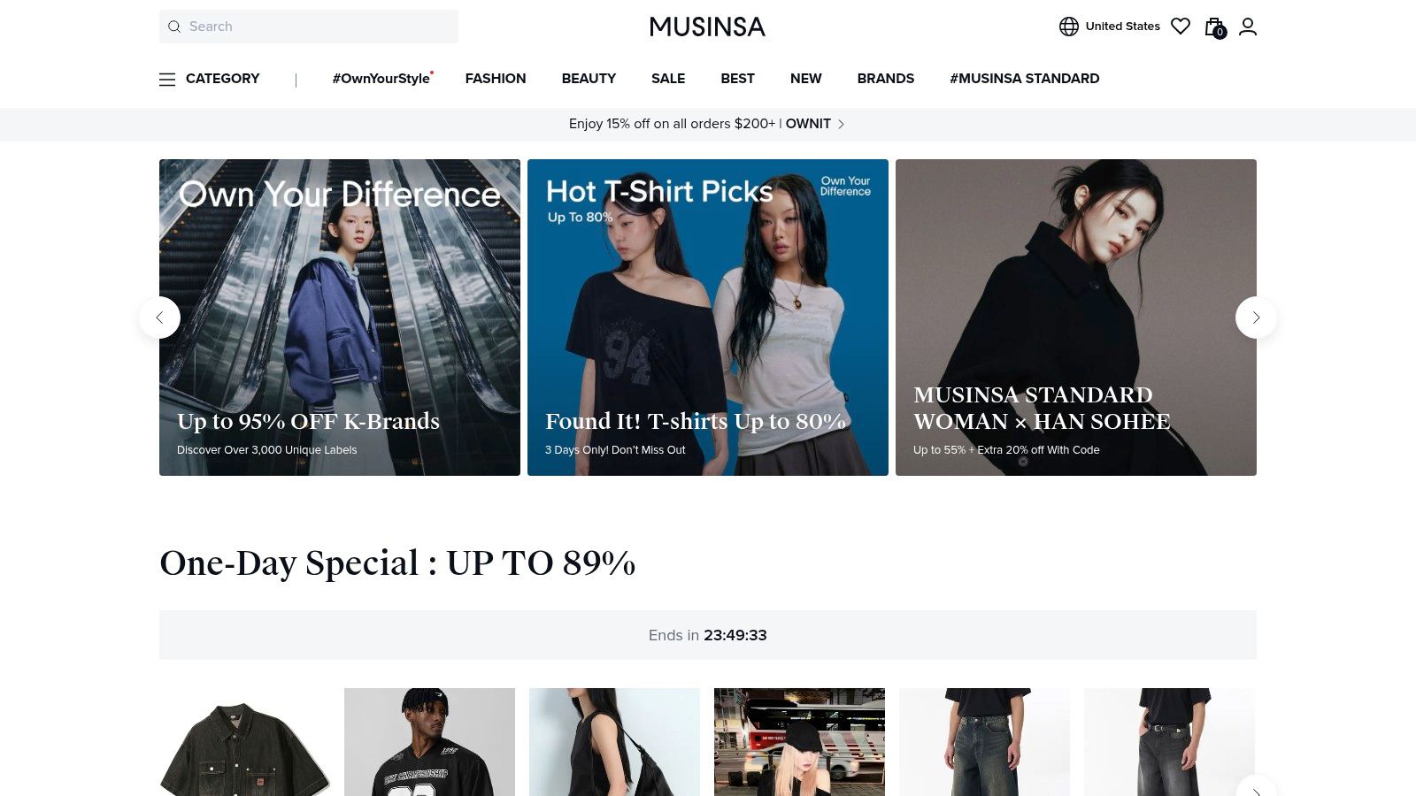 MUSINSA (Global store)