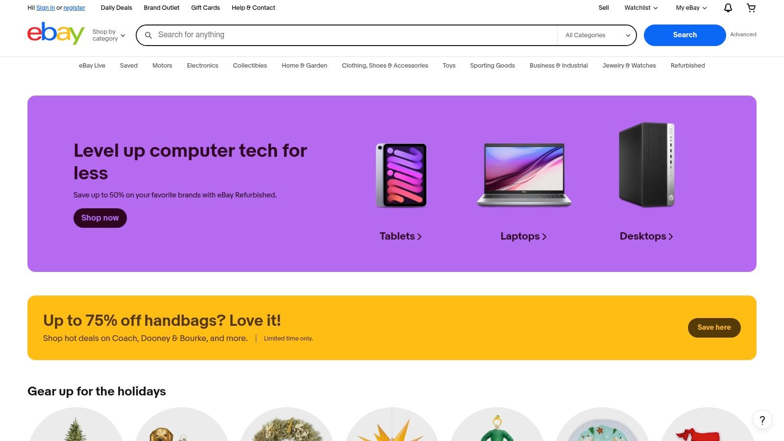 eBay (resale marketplace with buyer protection)