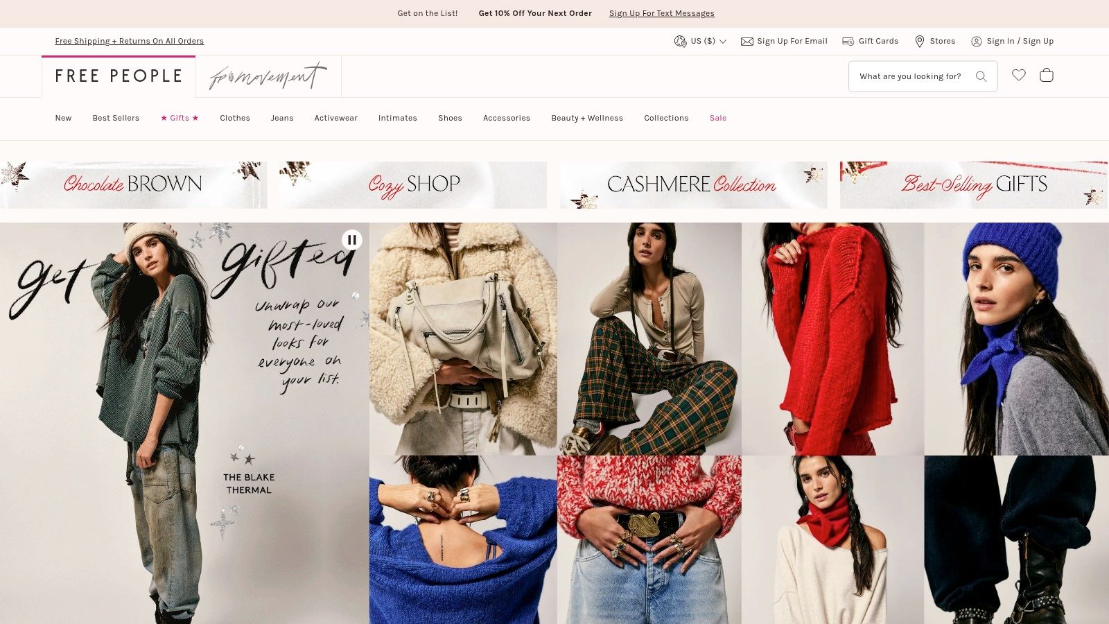 Free People (We The Free + curated brands)