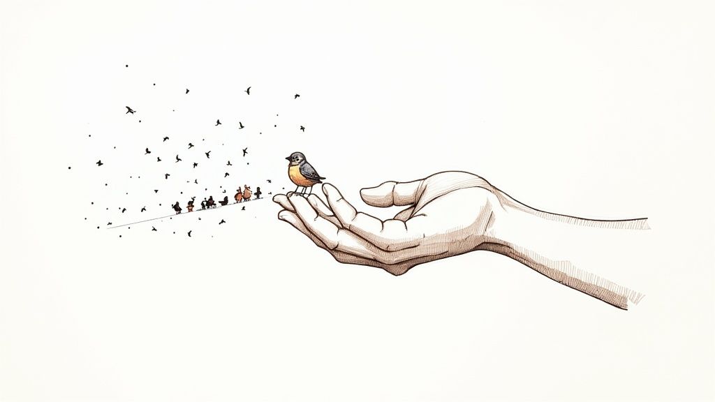 Bedre med en fugl i hånden enn ti på taket