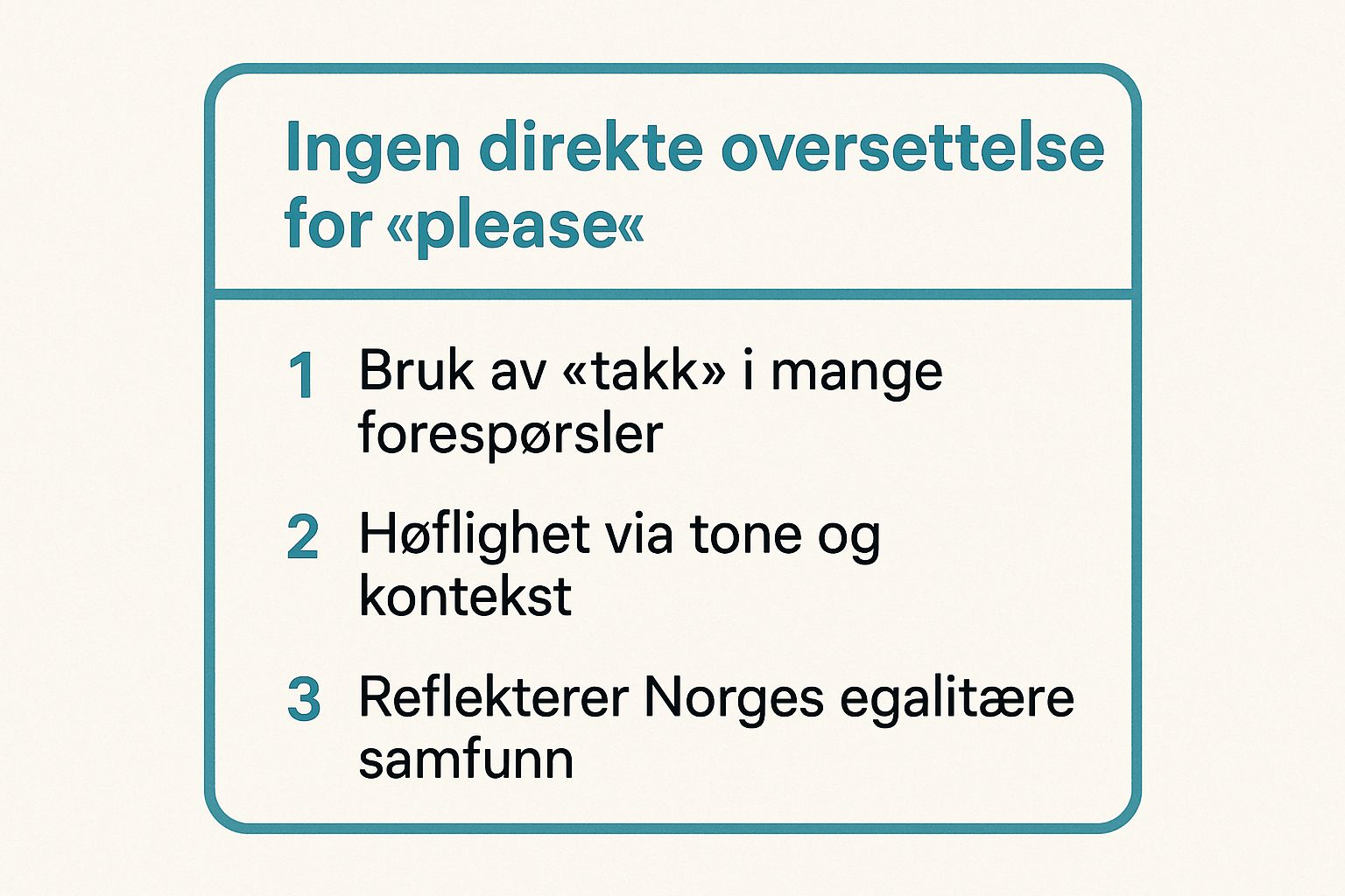 Infographic showing key data about Nordmenn sier ikke 'vær så snill', men er høflige likevel