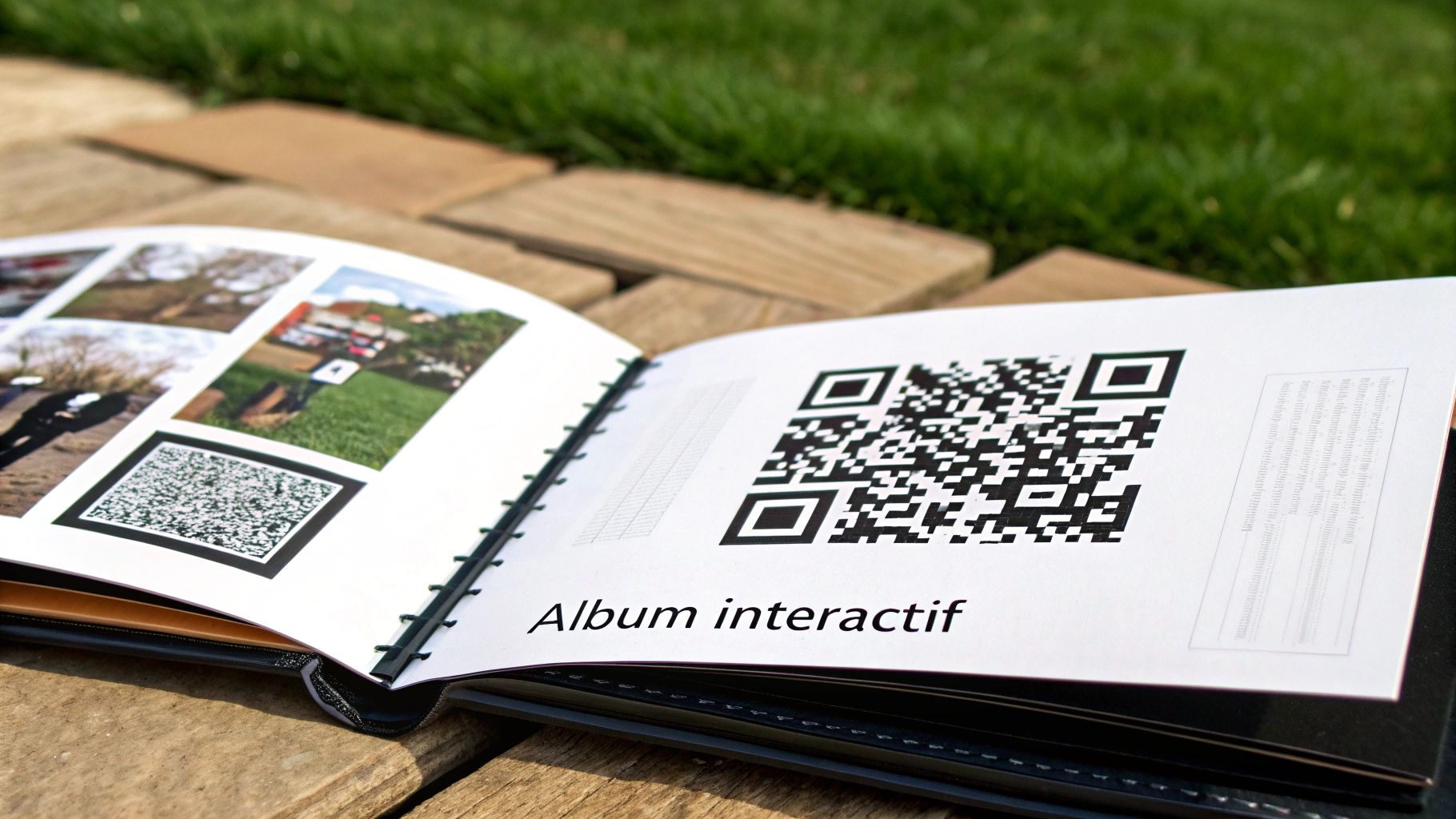Livre Photo Interactif avec QR Codes