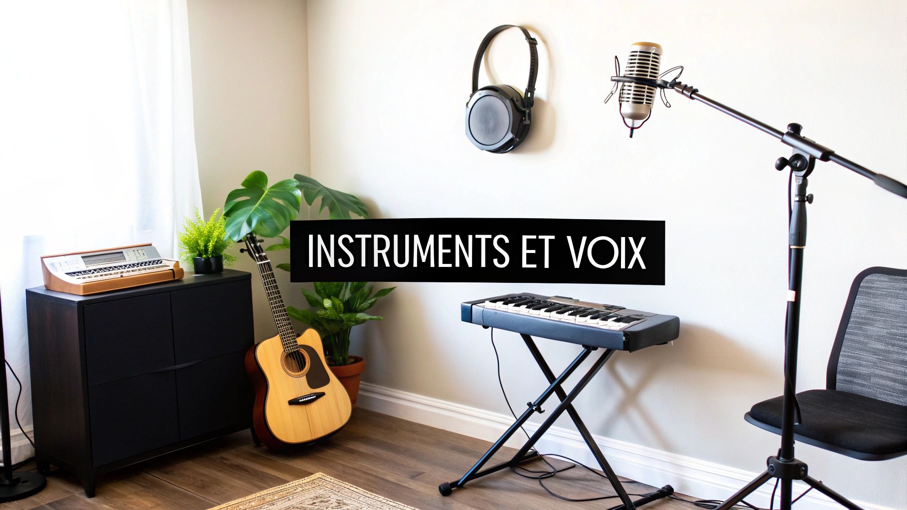 Una vista cercana de las manos de un músico añadiendo capas instrumentales en un software de música, ilustrando el proceso de colorear una canción.