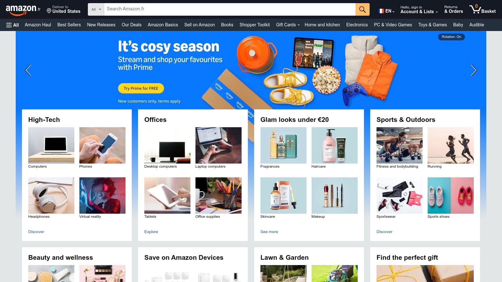 Amazon Frankreich