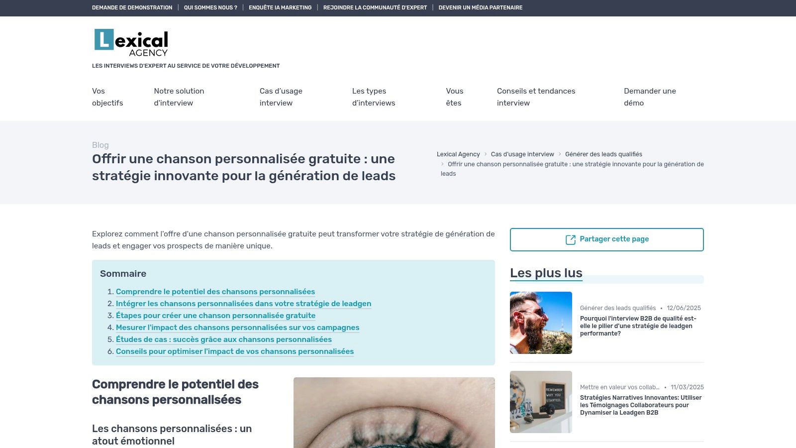 Lexical Agency