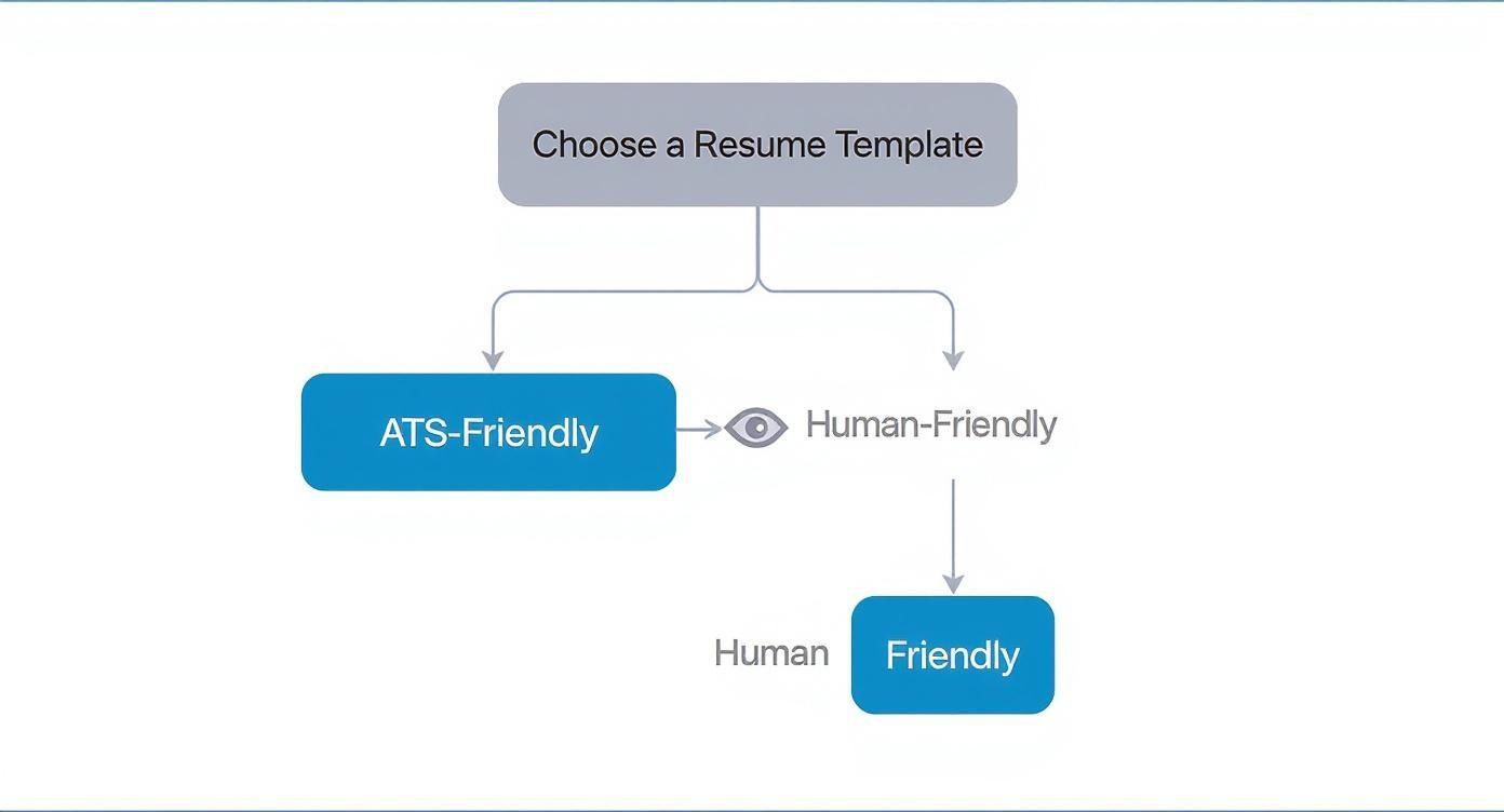 Infographic about professional resume templates