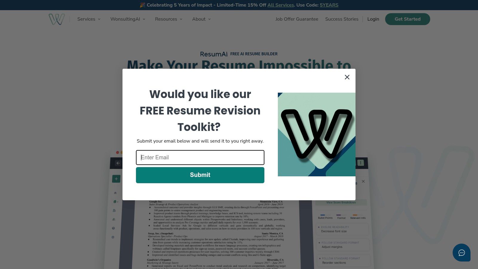 Wonsulting ResumAI (WonsultingAI)