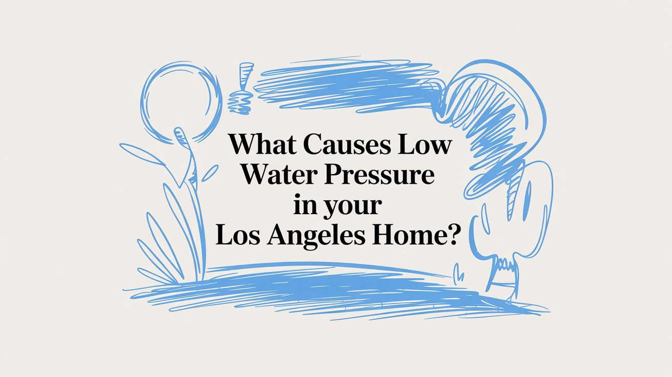 What Causes Low Water Pressure In Your Los Angeles Home?