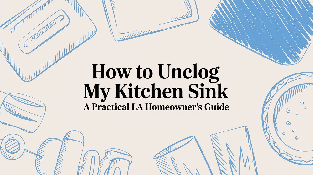 How to Unclog My Kitchen Sink: A Practical LA Homeowner's Guide