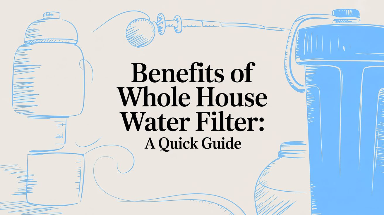 Benefits of a Whole House Water Filter: A Homeowner's Guide