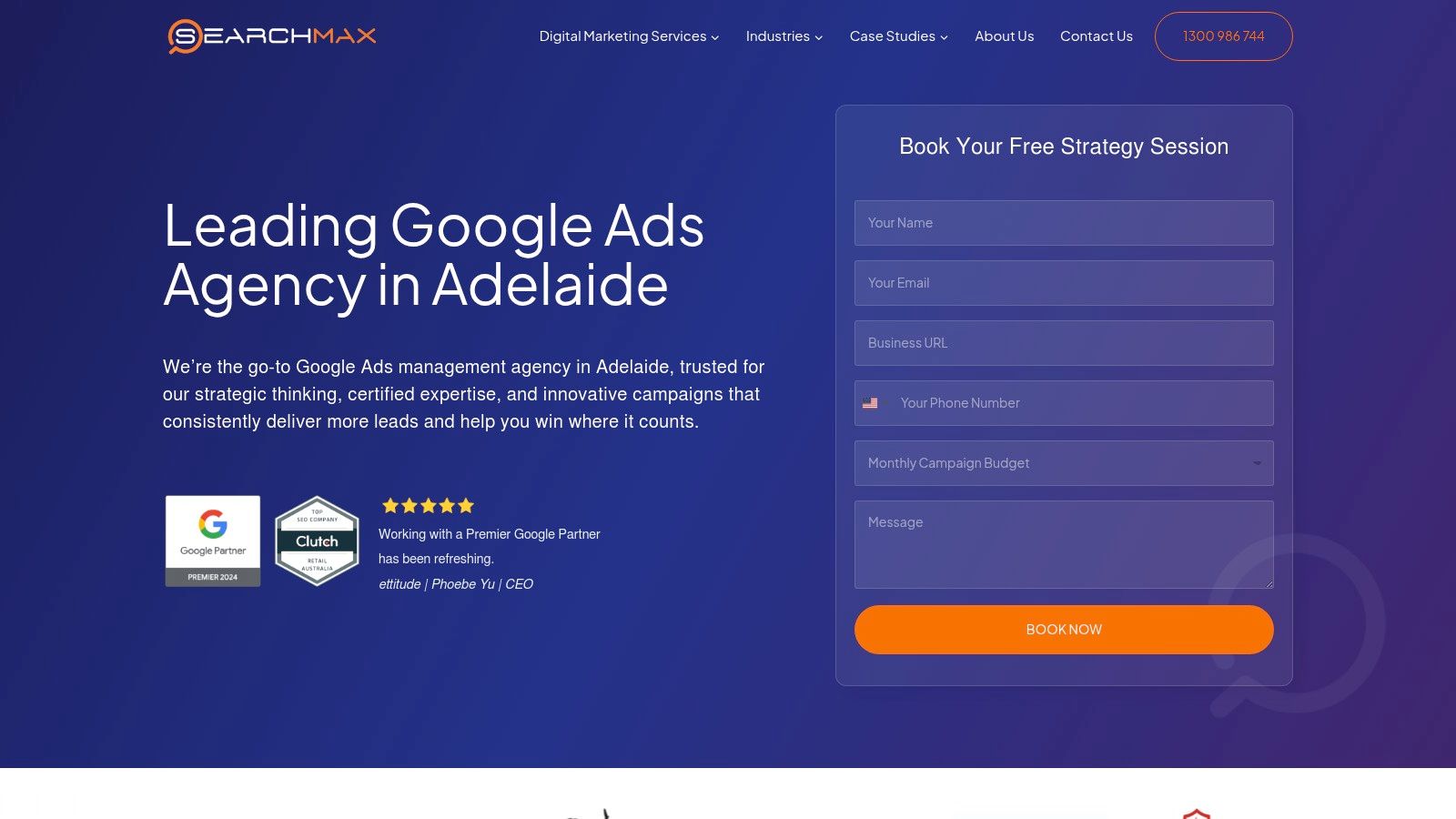 SearchMax (Adelaide) – Google Ads agency with published packages