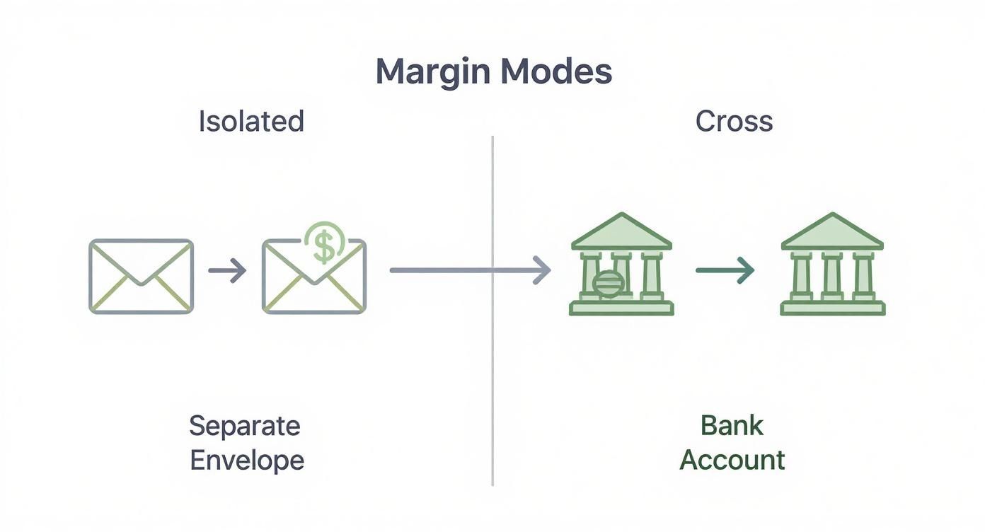 Infographic about margin trading in cryptocurrency