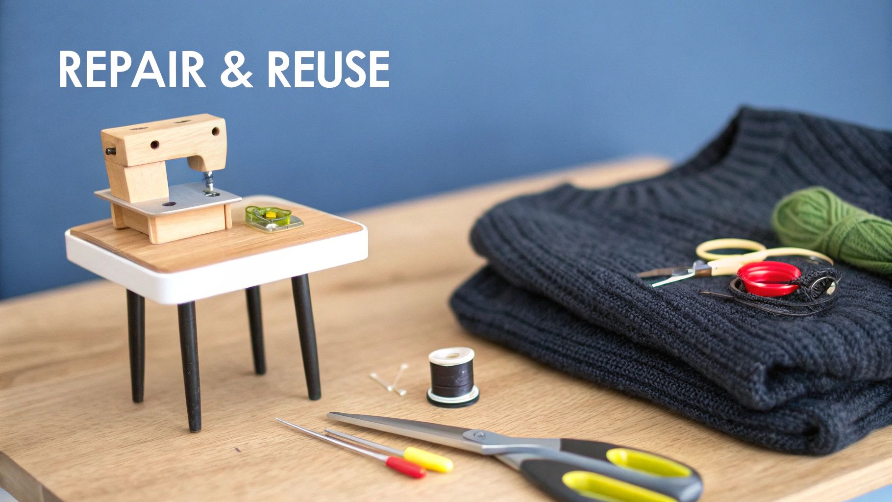 Reuse and Repair Items Before Recycling Them