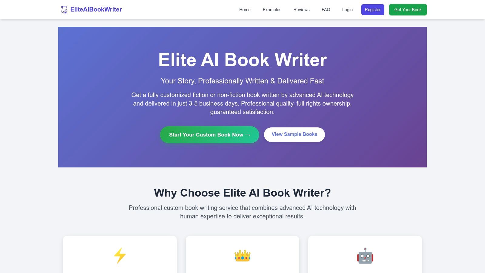 Elite AI Book Writer