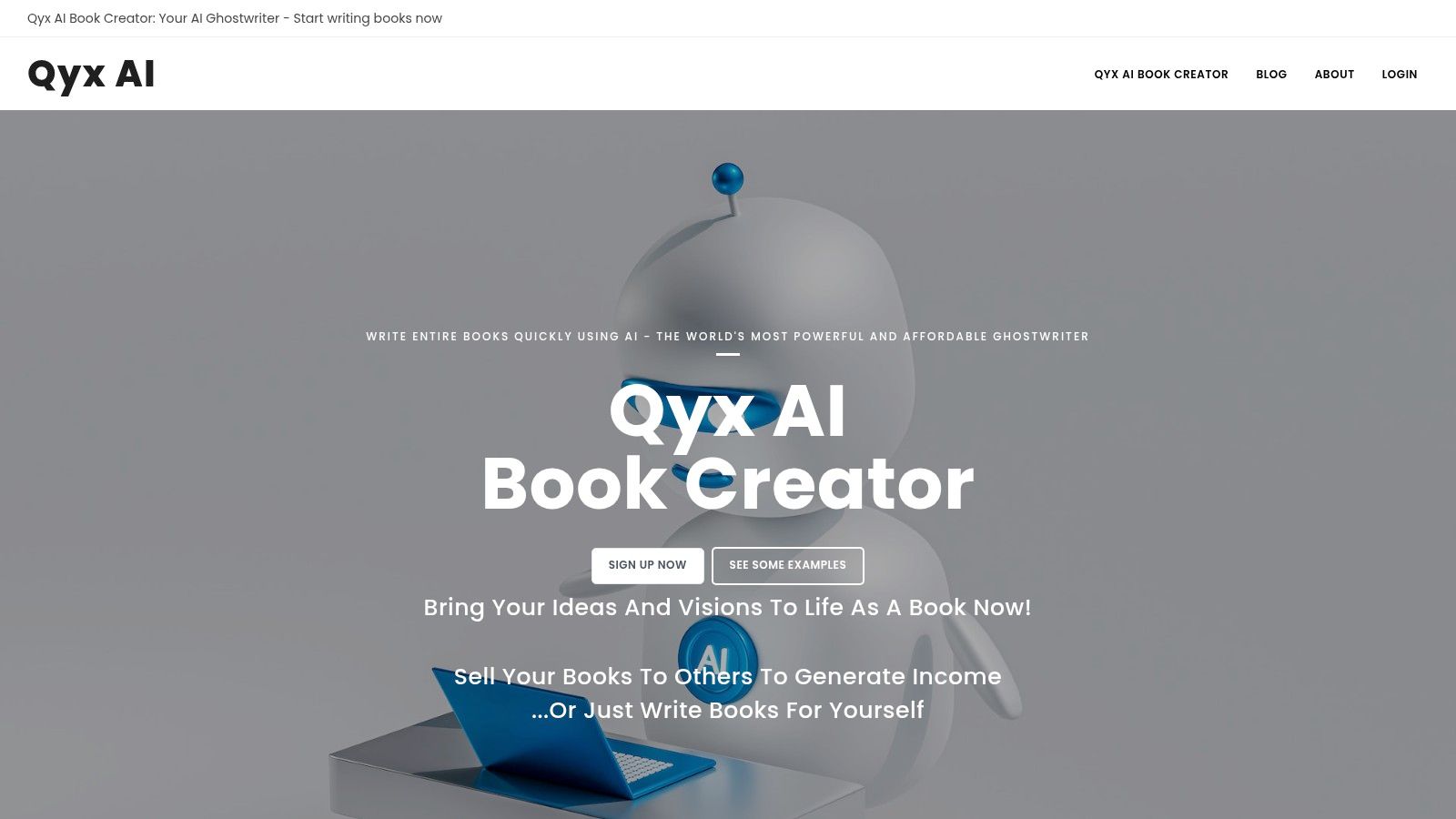 Qyx AI Book Creator