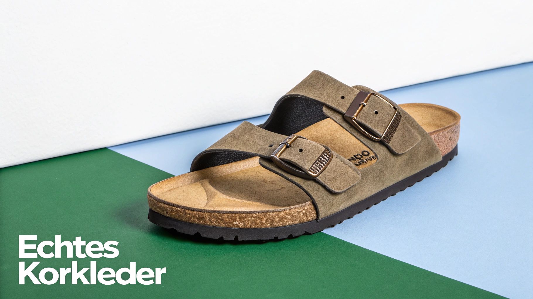 Braune Birkenstock Sandalette