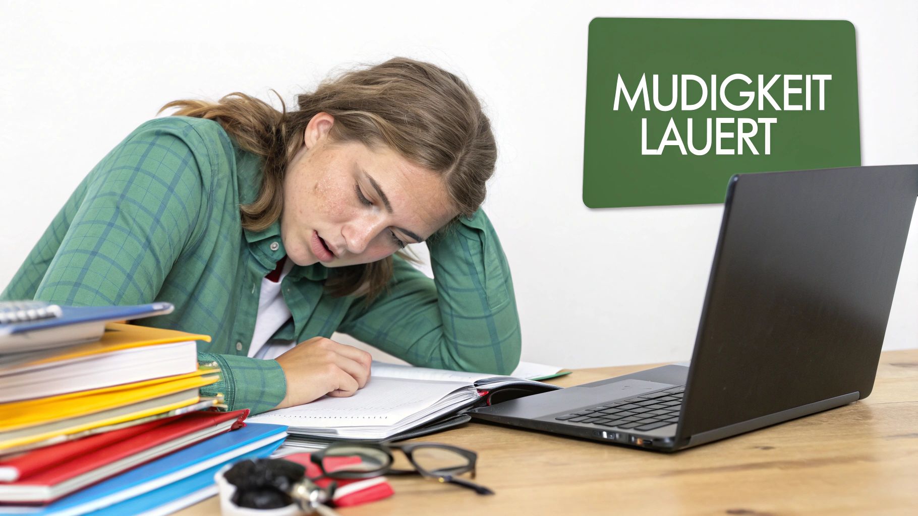 Müdigkeit trotz ausreichend Schlaf im Büro und Homeoffice.