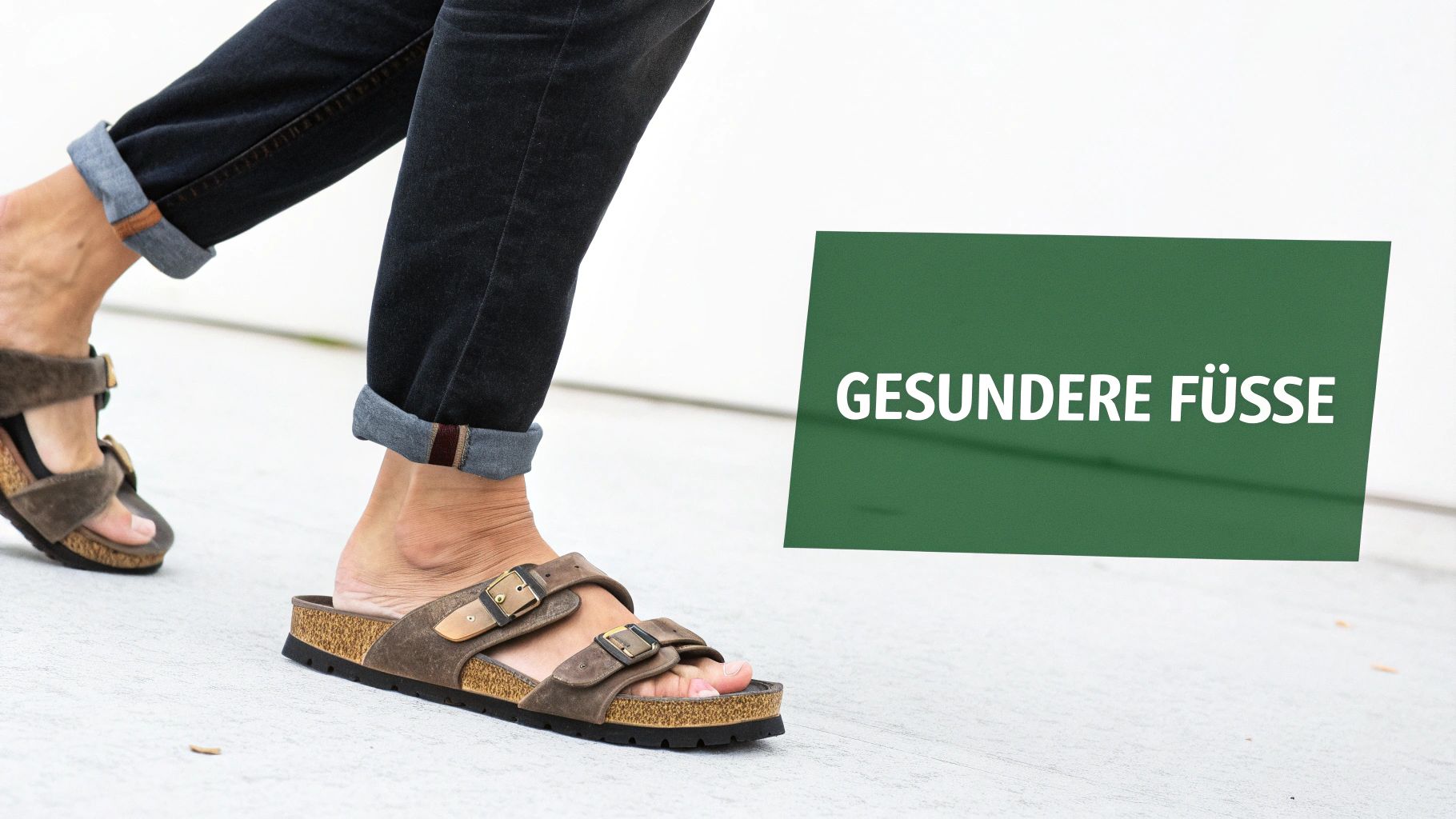 Birkenstock Sandale in Braun