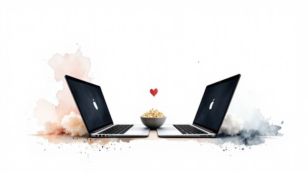 Virtual Movie Nights with Synchronized Streaming
