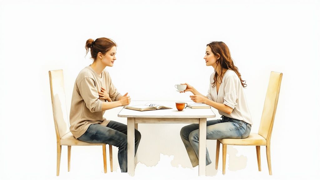 A person journaling in a notebook, symbolizing self-reflection and the start of a personal growth journey.