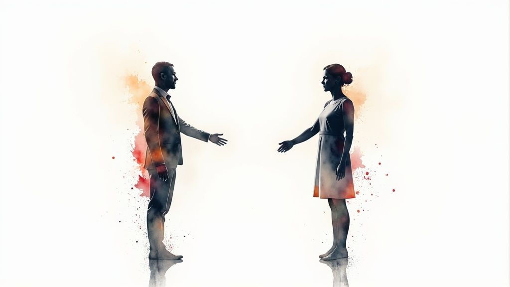 A person looking stressed, representing the connection between anxious attachment and wellbeing