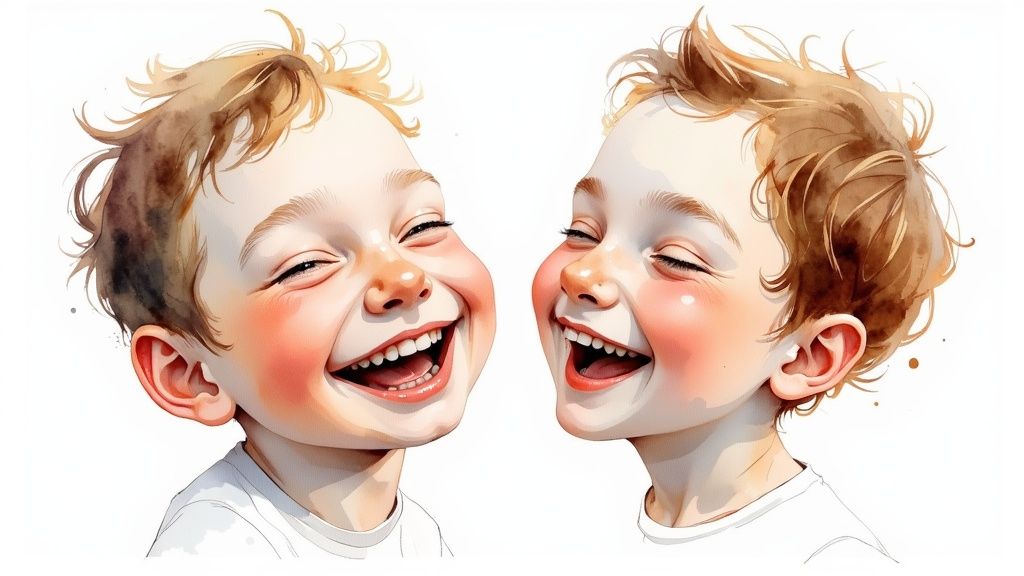 Genuine Smiling and Laughter