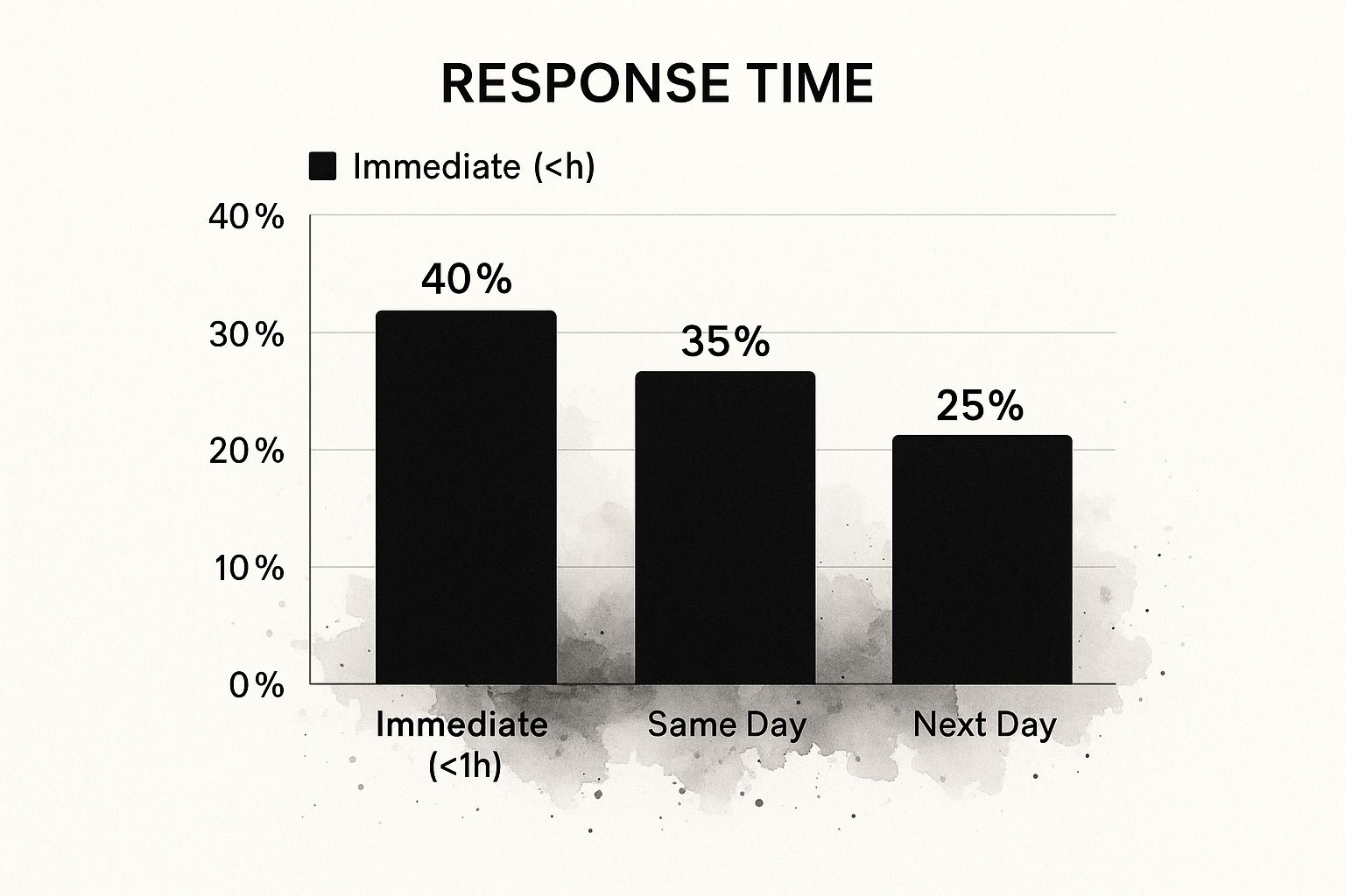 Infographic about texting after first date