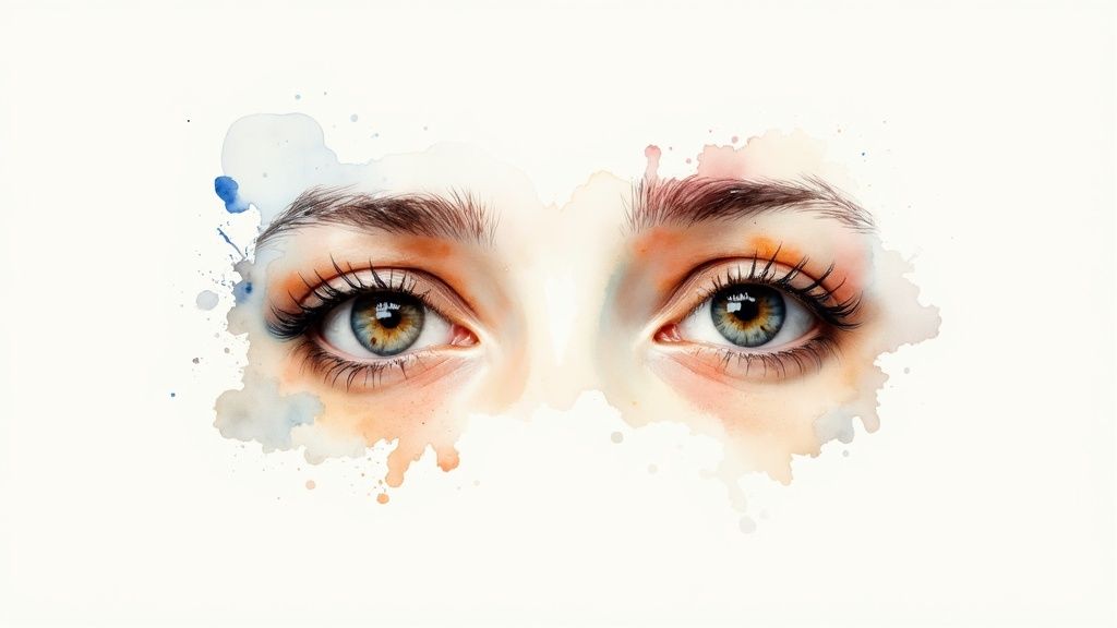 Extended Eye Contact with Soft Gaze