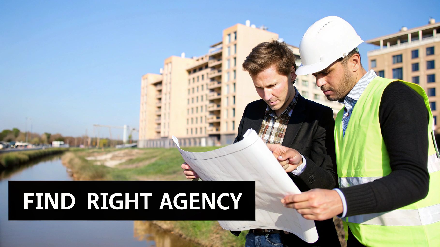 Construction site in Manchester with a crane in the background