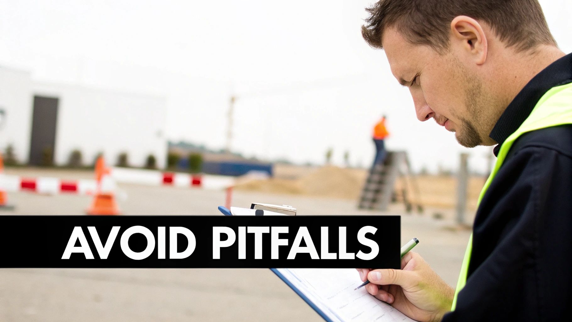 Construction site with workers, highlighting the importance of selecting the right agency.