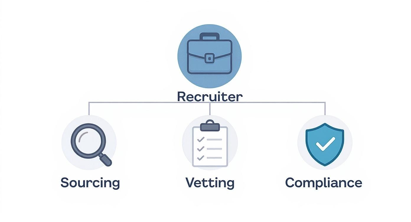 Infographic about construction recruitment agencies manchester
