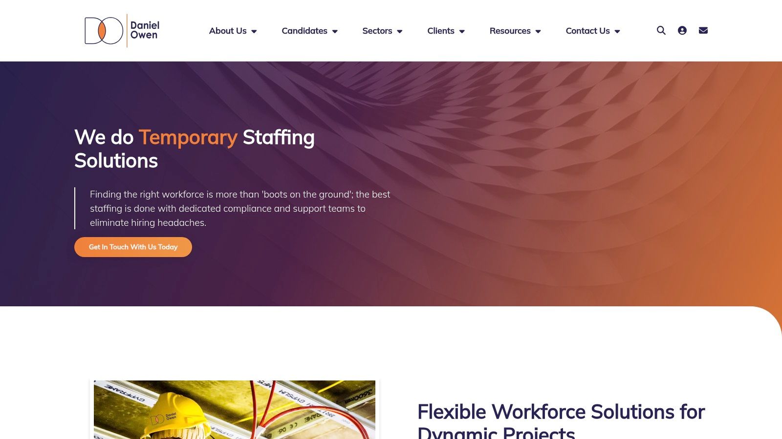 Daniel Owen – Temporary Recruitment (Built Environment)