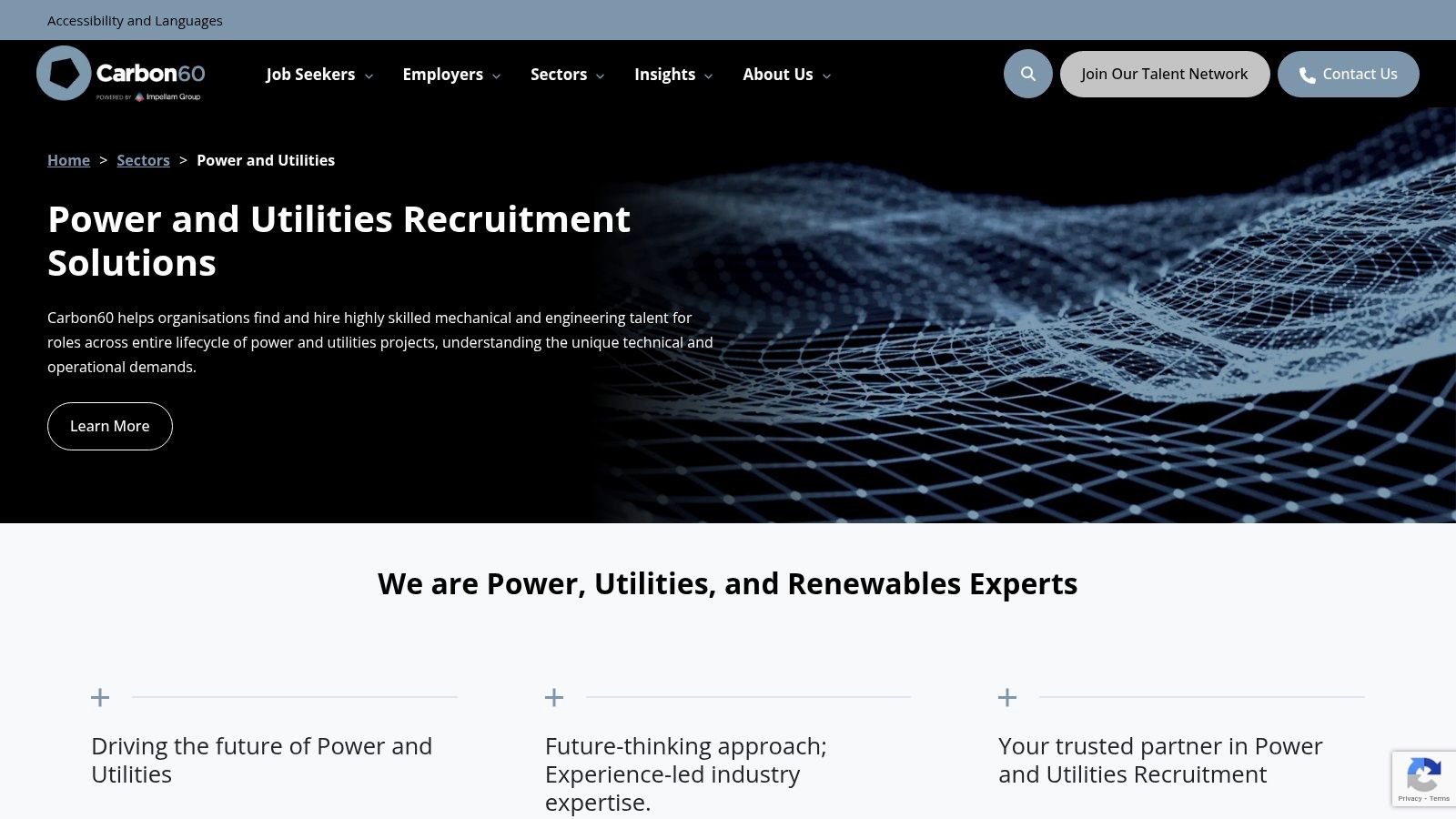 Carbon60 (Impellam Group) – Power, Utilities &amp; Industrial