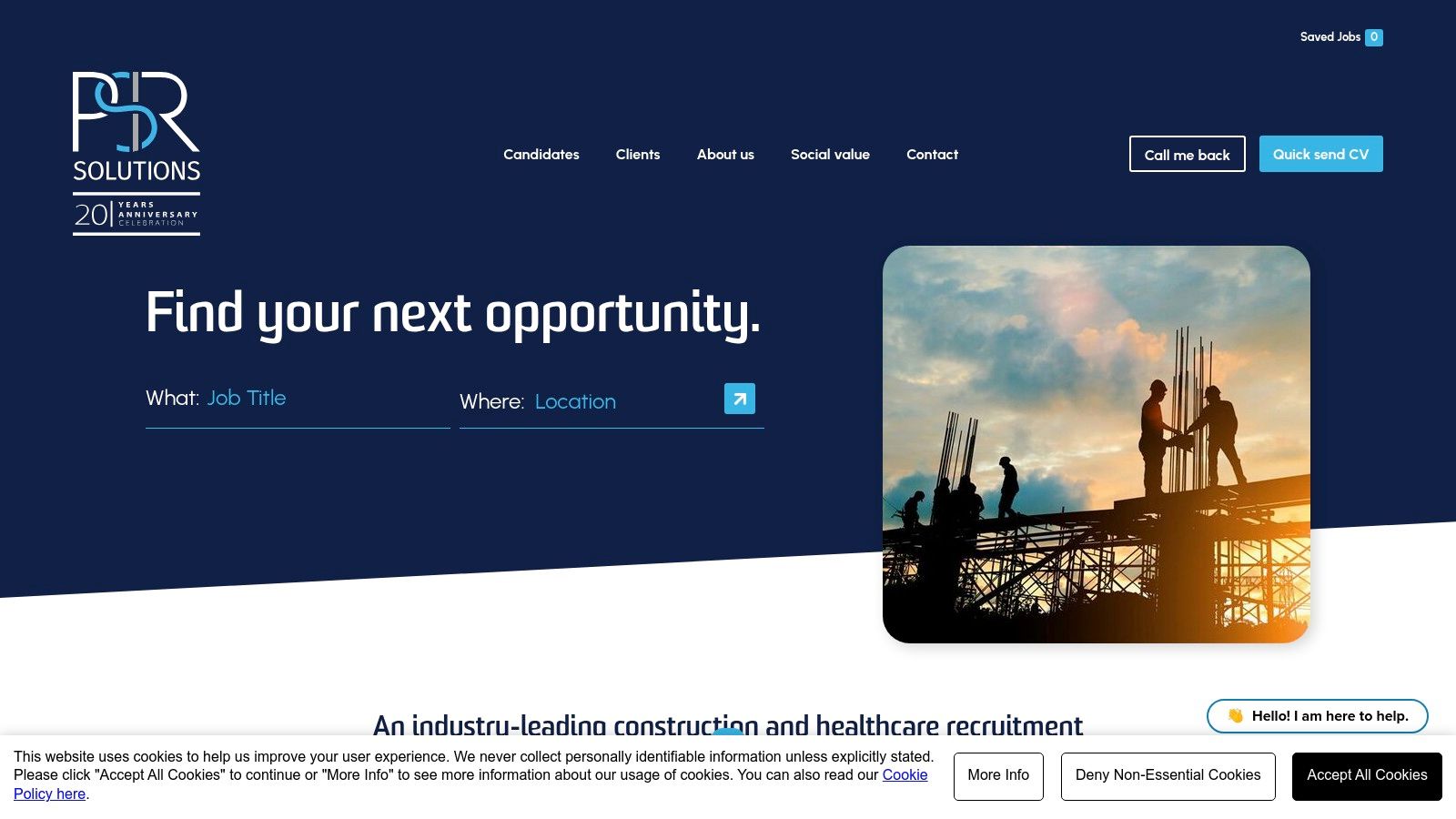 PSR Solutions – Mechanical &amp; Electrical (M&amp;E) Trades