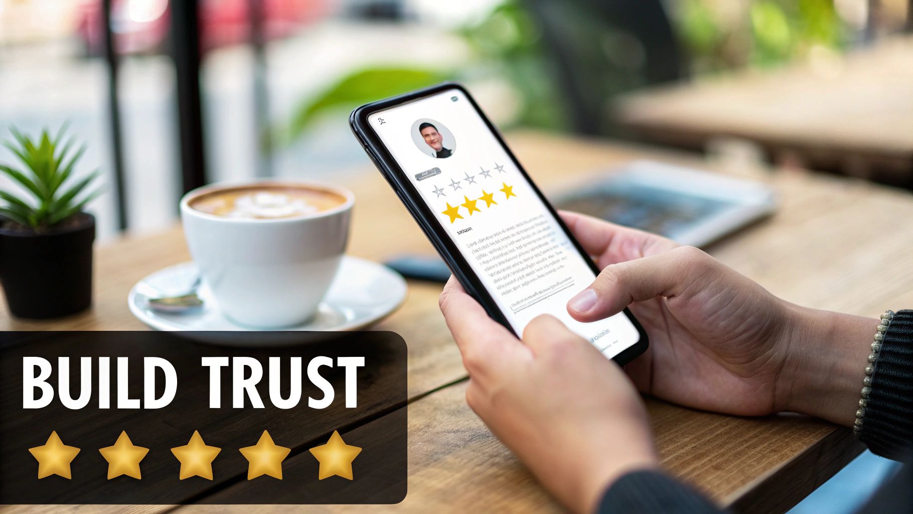 Screenshot from Google Maps showing how star ratings and review counts are key local search ranking factors.