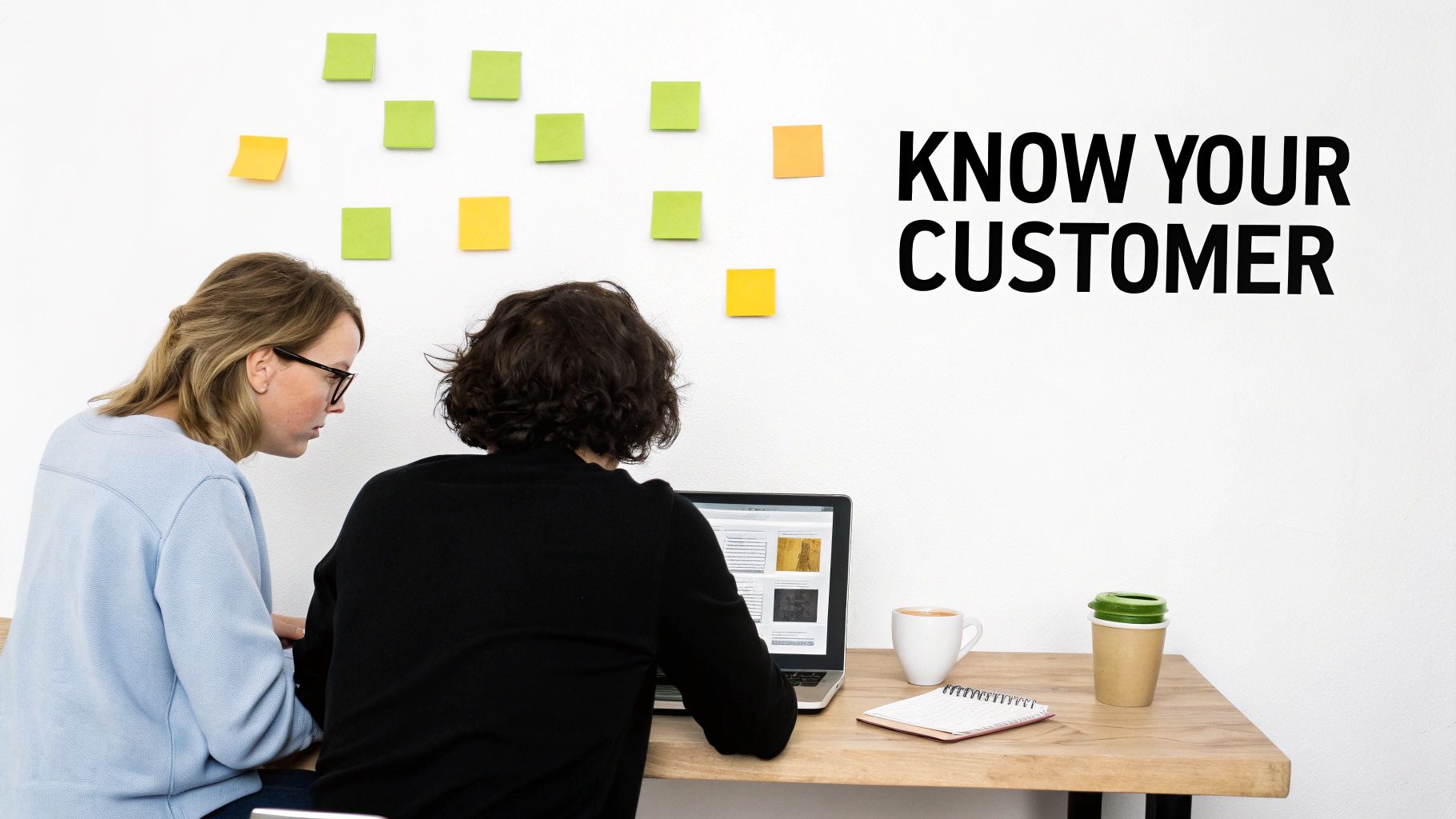 A person using a laptop to review SEO charts and graphs, a key tactic to increase online sales.