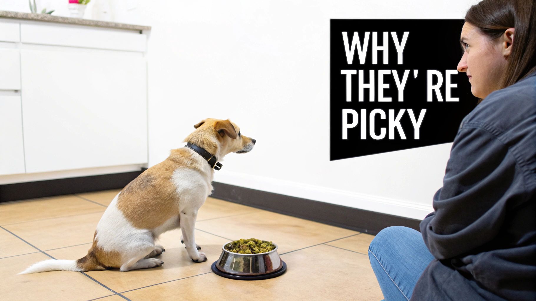 A happy dog eating from a bowl, showcasing the joy of a delicious meal.