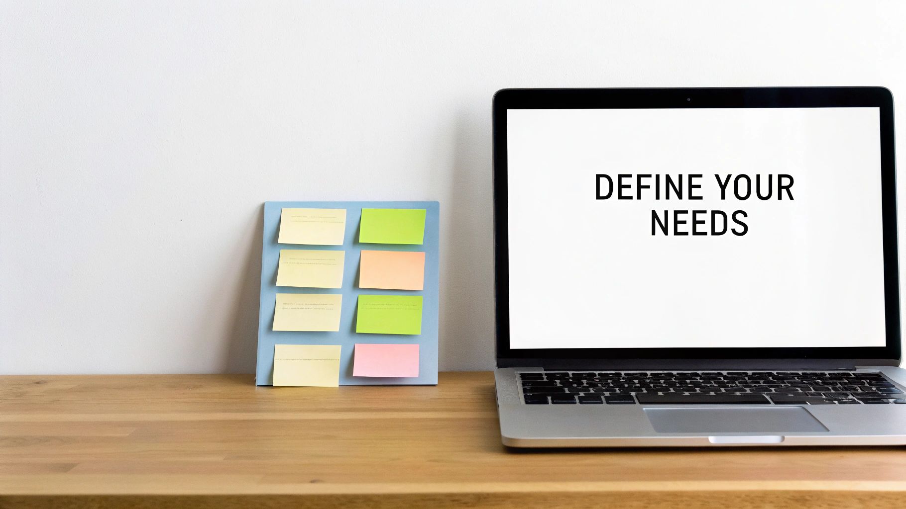 A person creating a website design plan on a whiteboard to estimate costs using a website design cost calculator.