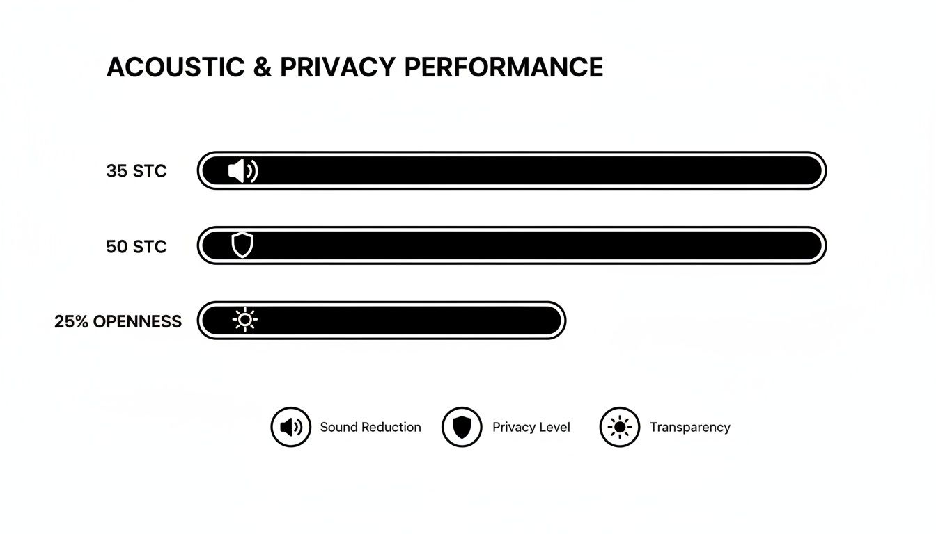 Infographic about office glass wall partitions by Cubicle By Design