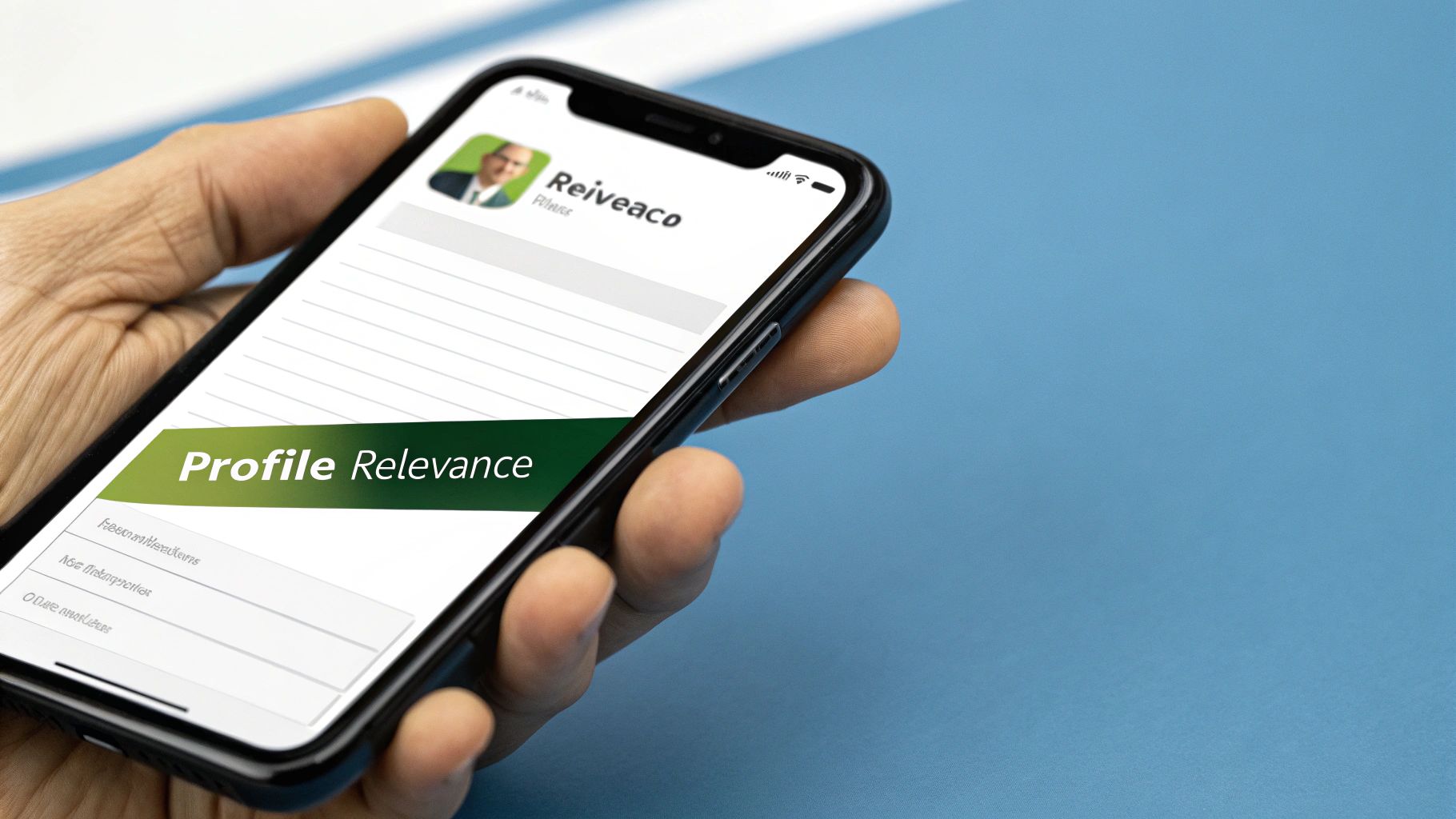 A detailed Google Business Profile displayed on a smartphone showing how to optimize google my business
