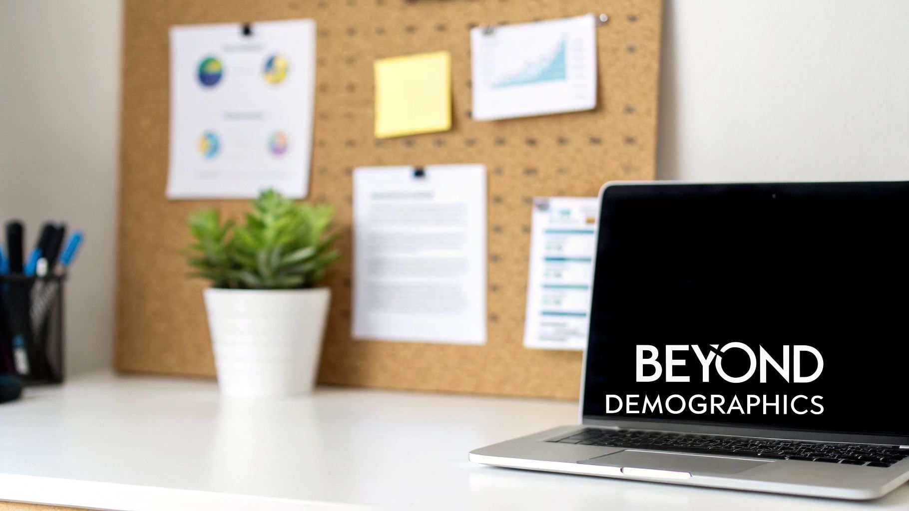 A diverse group of professionals collaborating on how to create buyer personas.