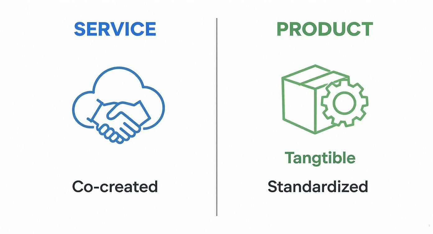Infographic about branding of services
