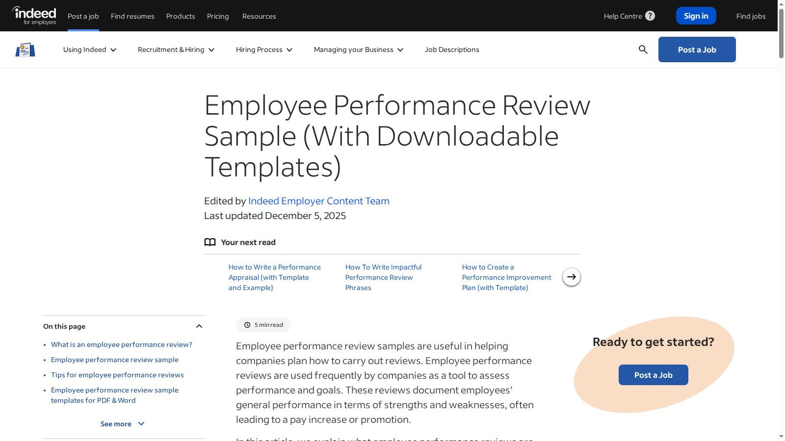 Indeed Canada (Employer resources)