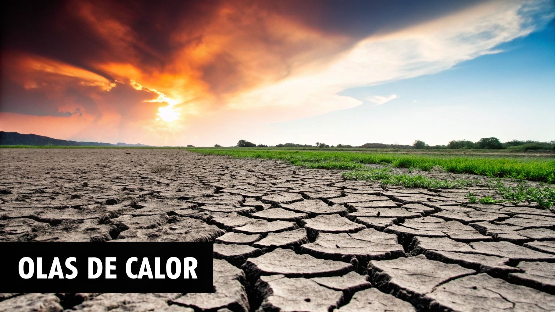 Arrecife de coral blanqueado por el aumento de la temperatura del océano, una de las consecuencias del cambio climático.