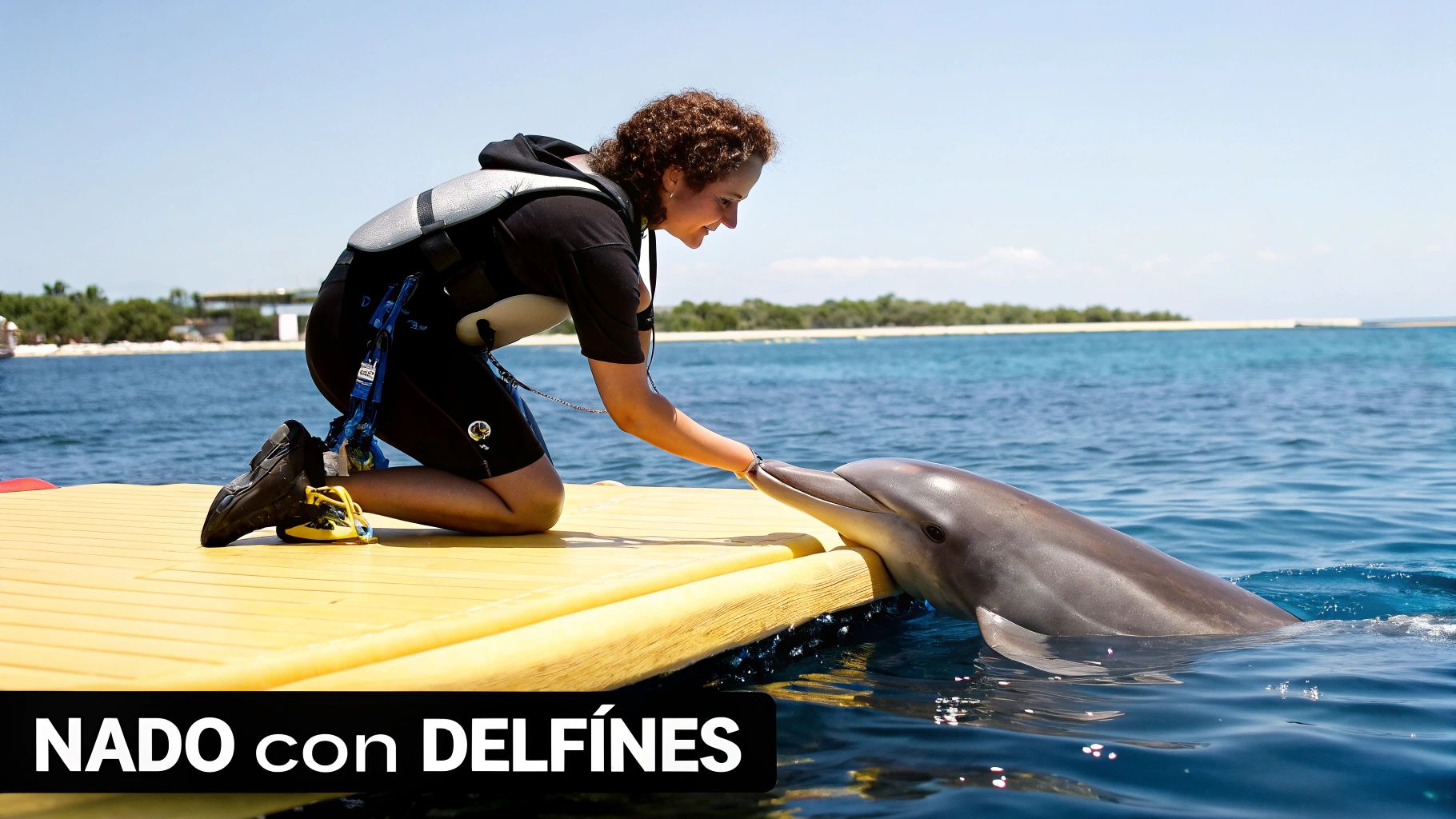 Nadar con delfines en Dolphin Island