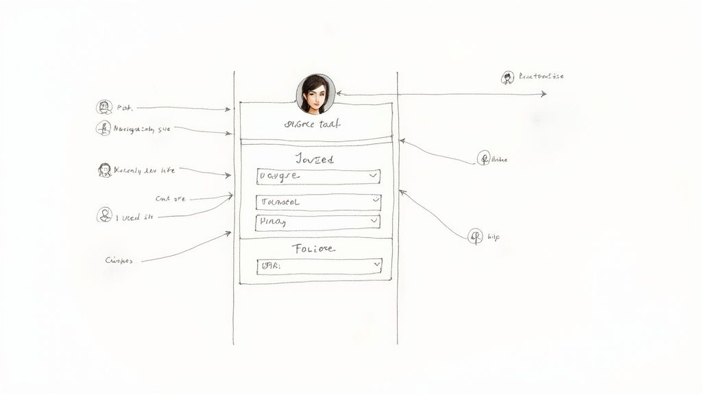 Hybrid Chat Interface Design