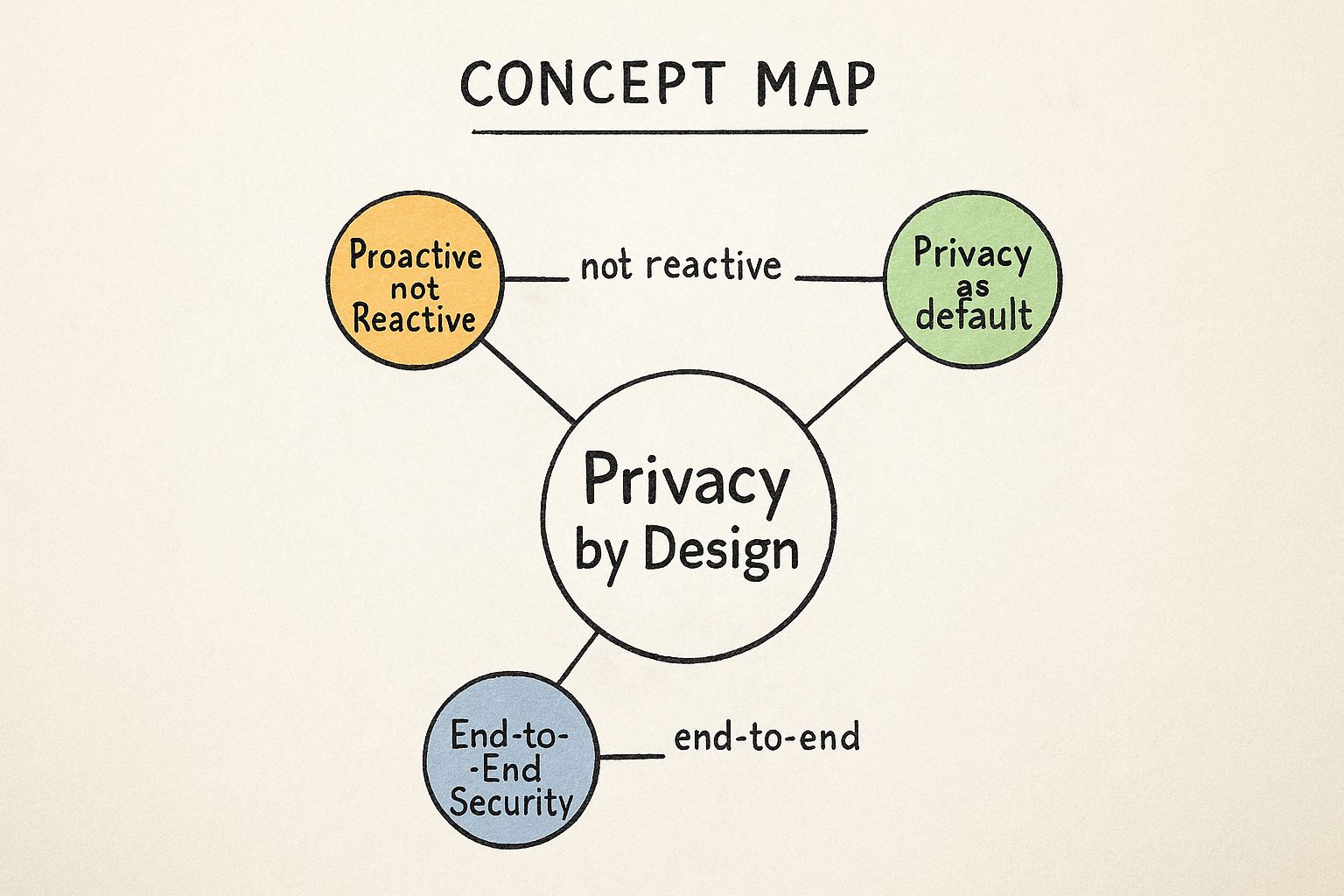 Infographic showing key data about Privacy by Design (PbD)