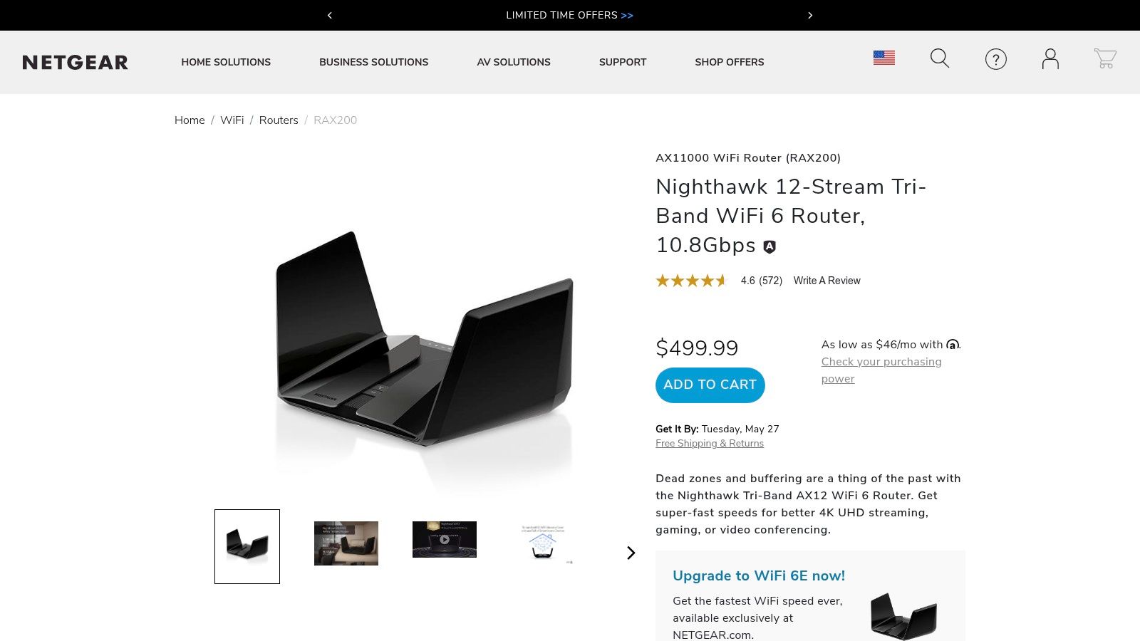 Netgear Nighthawk RAX200