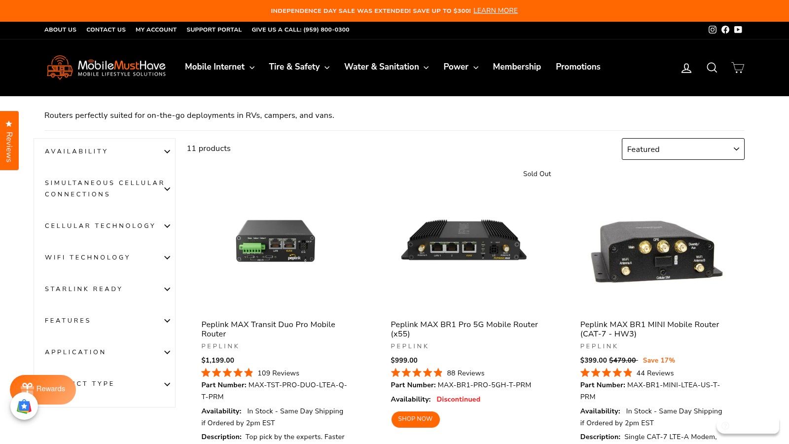MobileMustHave.com RV WiFi Router Selection